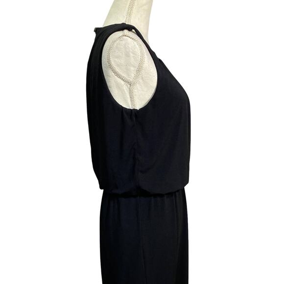 White House Black Market High-Neck Draped Mini Dress S Wedding Goth Egirl - Picture 4 of 13